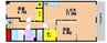 宇野線<宇野みなと線>/備前西市駅 徒歩25分 5階 築41年 2LDKの間取り