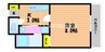 宇野線<宇野みなと線>/大元駅 徒歩9分 3階 築7年 1Kの間取り