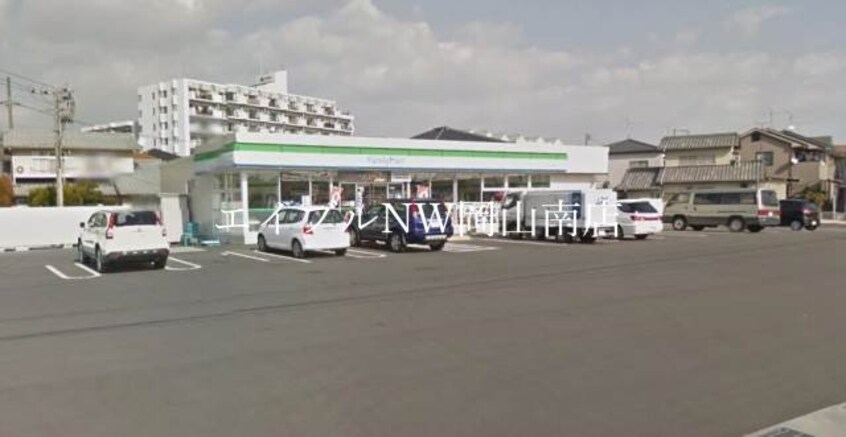 ファミリーマート岡山万倍店(コンビニ)まで86m 宇野線<宇野みなと線>/備前西市駅 徒歩14分 2階 築34年