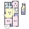 岡山市電清輝橋線<岡山電気軌道>/清輝橋駅 徒歩37分 2階 築23年 3DKの間取り