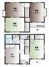 宇野線<宇野みなと線>/大元駅 徒歩34分 1階 築33年 4DKの間取り