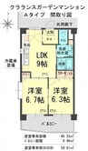 山陽本線（中国）/岡山駅 バス:12分:停歩1分 2階 築21年 2LDKの間取り