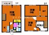 宇野線<宇野みなと線>/大元駅 徒歩12分 4階 築33年 3LDK+Sの間取り