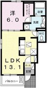 岡山市電清輝橋線<岡山電気軌道>/清輝橋駅 徒歩43分 1階 築5年 1LDKの間取り