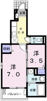 宇野線<宇野みなと線>/備前西市駅 徒歩12分 1階 築5年 1Kの間取り