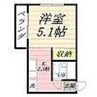 宇野線<宇野みなと線>/備前西市駅 徒歩16分 2階 築36年 1Kの間取り