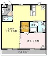 宇野線<宇野みなと線>/備前西市駅 徒歩12分 1階 築14年 1LDKの間取り