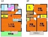 津山線/法界院駅 徒歩11分 1階 築13年 3LDKの間取り