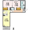 岡山市電東山本線<岡山電気軌道>/東山・おかでんミュージアム駅 徒歩39分 1階 築7年 2LDKの間取り