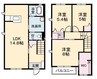 津山線/法界院駅 徒歩27分 1階 築17年 3LDKの間取り