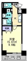 山陽本線（中国）/岡山駅 徒歩14分 7階 築4年 1Kの間取り