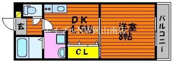 間取図 宇野線<宇野みなと線>/備前西市駅 徒歩20分 2階 築18年