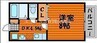 宇野線<宇野みなと線>/備前西市駅 徒歩5分 2階 築26年 1Kの間取り