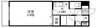 山陽本線（中国）/岡山駅 徒歩16分 14階 築16年 1Kの間取り