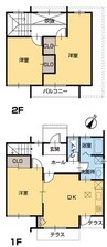 宇野線<宇野みなと線>/妹尾駅 徒歩1分 1階 築30年 3DKの間取り