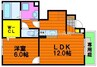 吉備線<桃太郎線>/備前三門駅 徒歩21分 1階 築10年 1LDKの間取り