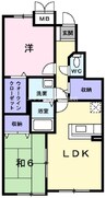 宇野線<宇野みなと線>/備前西市駅 徒歩20分 1階 築22年 2LDKの間取り