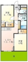 宇野線<宇野みなと線>/妹尾駅 徒歩22分 1階 築22年 2LDKの間取り