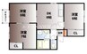 宇野線<宇野みなと線>/備前西市駅 徒歩11分 2階 築26年 3DKの間取り