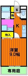 岡山市電清輝橋線<岡山電気軌道>/清輝橋駅 徒歩11分 1階 築20年 1Kの間取り