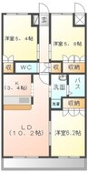 山陽本線（中国）/北長瀬駅 徒歩5分 1階 築16年 3LDKの間取り