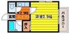 宇野線<宇野みなと線>/大元駅 徒歩13分 1階 築25年 1Rの間取り