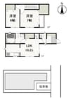 津山線/法界院駅 徒歩16分 1階 築13年 2LDKの間取り