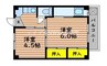宇野線<宇野みなと線>/備前西市駅 徒歩41分 2階 築58年 2Kの間取り