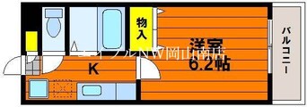 間取図 山陽本線（中国）/北長瀬駅 徒歩11分 1階 築6年