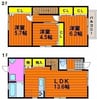 宇野線<宇野みなと線>/備前西市駅 徒歩21分 1階 築12年 3LDKの間取り