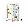 宇野線<宇野みなと線>/大元駅 徒歩18分 2階 築浅 1LDKの間取り