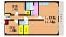 山陽本線（中国）/岡山駅 バス:30分:停歩1分 2階 築25年 2LDKの間取り