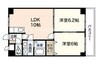 宇野線<宇野みなと線>/備前西市駅 徒歩27分 2階 築10年 2LDKの間取り