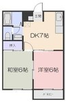 岡山市電清輝橋線<岡山電気軌道>/清輝橋駅 徒歩38分 2階 築36年 2DKの間取り