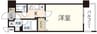 岡山市電清輝橋線<岡山電気軌道>/東中央町駅 徒歩3分 6階 築4年 1Kの間取り