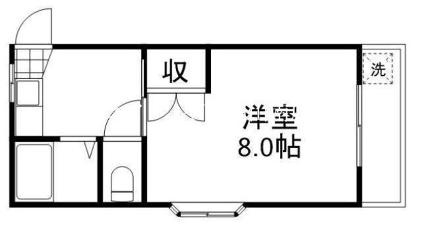 間取図 宇野線<宇野みなと線>/備前西市駅 徒歩32分 1階 築35年