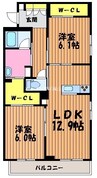 岡山市電清輝橋線<岡山電気軌道>/清輝橋駅 徒歩43分 3階 1年未満 2LDKの間取り