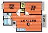 宇野線<宇野みなと線>/大元駅 徒歩35分 2階 築41年 2LDKの間取り