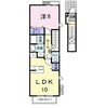 宇野線<宇野みなと線>/備前田井駅 徒歩13分 2階 築15年 1LDKの間取り