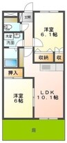 宇野線<宇野みなと線>/妹尾駅 徒歩22分 1階 築23年 2LDKの間取り