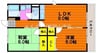 山陽本線（中国）/岡山駅 バス:20分:停歩4分 2階 築30年 2LDKの間取り