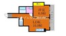 岡山市電清輝橋線<岡山電気軌道>/清輝橋駅 徒歩42分 2階 築33年 1LDKの間取り