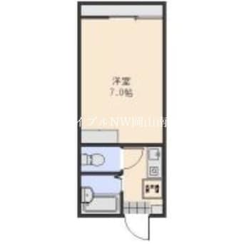 間取図 宇野線<宇野みなと線>/備前西市駅 徒歩35分 1階 築30年