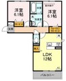 岡山市電東山本線<岡山電気軌道>/東山・おかでんミュージアム駅 徒歩31分 3階 築6年 2LDKの間取り