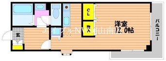 間取図 山陽本線（中国）/岡山駅 バス40分バス・築港新町下車:停歩3分 6階 築29年