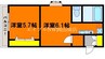 宇野線<宇野みなと線>/大元駅 徒歩23分 4階 築37年 1DKの間取り