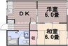 宇野線<宇野みなと線>/備前西市駅 徒歩17分 2階 築37年 2DKの間取り