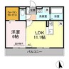 宇野線<宇野みなと線>/大元駅 徒歩14分 3階 築3年 1LDKの間取り