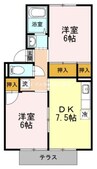 宇野線<宇野みなと線>/備前西市駅 徒歩47分 1階 築33年 2DKの間取り