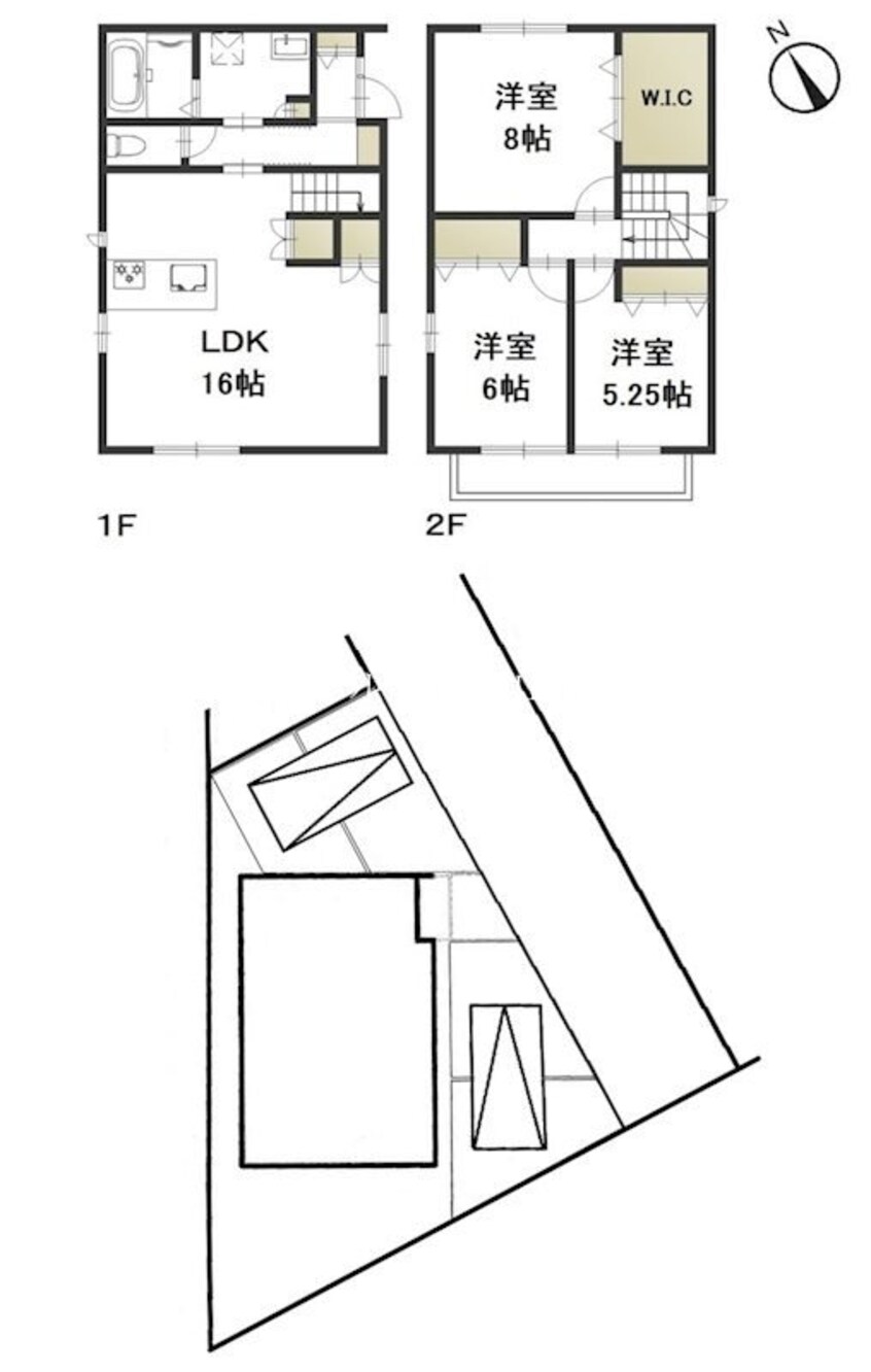 間取図 津山線/法界院駅 徒歩4分 1階 1年未満